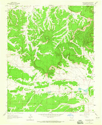 Hosta Butte 1963 topographic map thumbnail