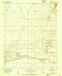 Hubbell Spring 1952 topographic map thumbnail