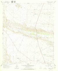 Huerfano Hill 1961 topographic map thumbnail