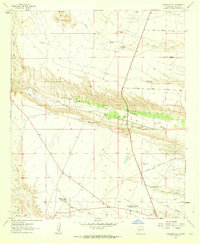 Huerfano Hill 1961 topographic map thumbnail