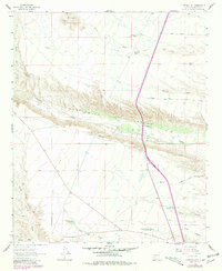Huerfano Hill 1961 topographic map thumbnail