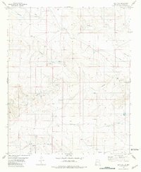 Huff Hill 1981 topographic map thumbnail