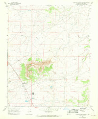 Huerfano Trading Post 1967 topographic map thumbnail
