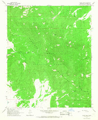 Indian Mesa 1964 topographic map thumbnail