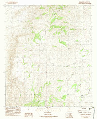 Indian Peak 1982 topographic map thumbnail
