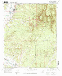 Jemez Pueblo 1969 topographic map thumbnail