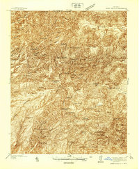 Jemez Springs 1937 topographic map thumbnail