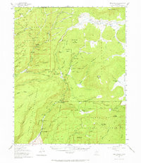 Jemez Springs 1952 topographic map thumbnail