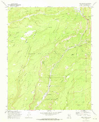 Jemez Springs 1970 topographic map thumbnail