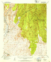 Jemez 1943 topographic map thumbnail