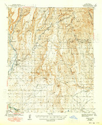Jemez 1943 topographic map thumbnail