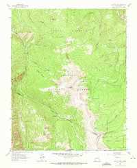 Jicarita Peak 1964 topographic map thumbnail