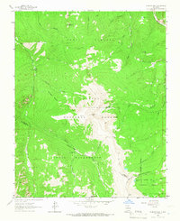 Jicarita Peak 1964 topographic map thumbnail