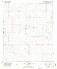 Juan Largo Canyon West 1981 topographic map thumbnail