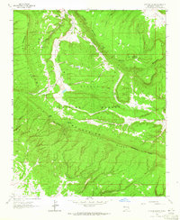 Kettner Canyon 1963 topographic map thumbnail