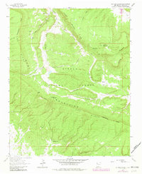 Kettner Canyon 1963 topographic map thumbnail
