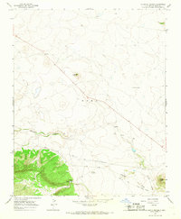 La Chata Crater 1966 topographic map thumbnail