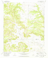 La Cinta Canyon 1978 topographic map preview