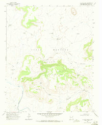 La Cinta Mesa 1968 topographic map thumbnail