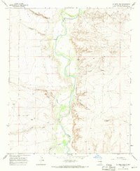 La Espia Peak 1967 topographic map thumbnail