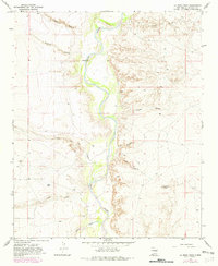 La Espia Peak 1967 topographic map thumbnail