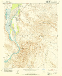 La Joya 1952 topographic map thumbnail