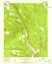 La Madera 1953 topographic map thumbnail