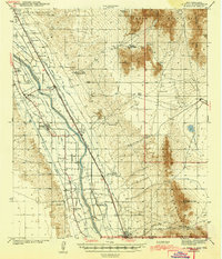 La Mesa 1943 topographic map thumbnail