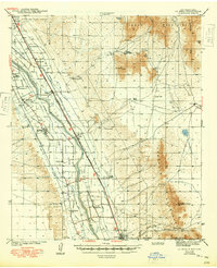 La Mesa 1943 topographic map thumbnail