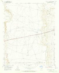 La Mesita Negra SE 1954 topographic map thumbnail