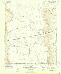 La Mesita Negra SE 1954 topographic map thumbnail