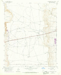 La Mesita Negra SE 1954 topographic map thumbnail