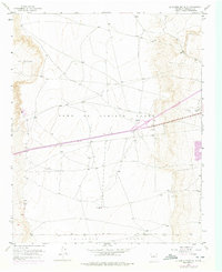 La Mesita Negra SE 1954 topographic map thumbnail
