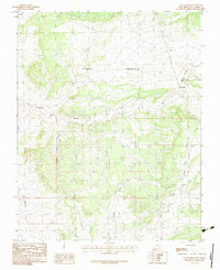 Las Nutrias 1983 topographic map thumbnail