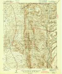La Ventana 1943 topographic map thumbnail