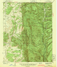 La Ventana 1943 topographic map thumbnail