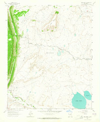Lake Isabel 1963 topographic map thumbnail