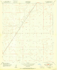 Lake Lucero SE 1950 topographic map thumbnail