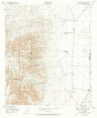 Lake Lucero SW 1948 topographic map thumbnail