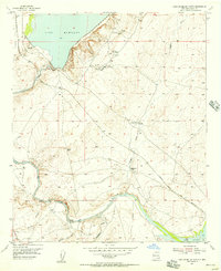 Lake Mc Millan South 1955 topographic map thumbnail