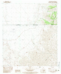 Lang Canyon 1983 topographic map thumbnail