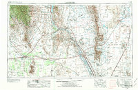 Las Cruces 1955 topographic map thumbnail