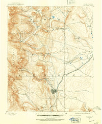 Las Vegas 1889 topographic map thumbnail