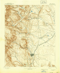 Las Vegas 1893 topographic map thumbnail