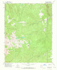 Latir Peak 1963 topographic map thumbnail