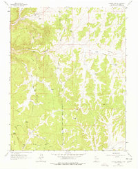 Leandro Canyon 1963 topographic map thumbnail