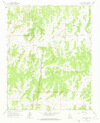 Leavry Canyon 1963 topographic map thumbnail