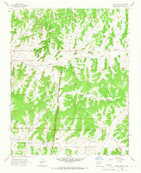 Leavry Canyon 1963 topographic map thumbnail