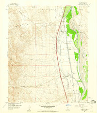 Lemitar 1959 topographic map thumbnail