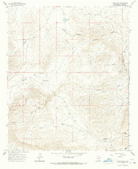 Lewis Peak 1965 topographic map thumbnail